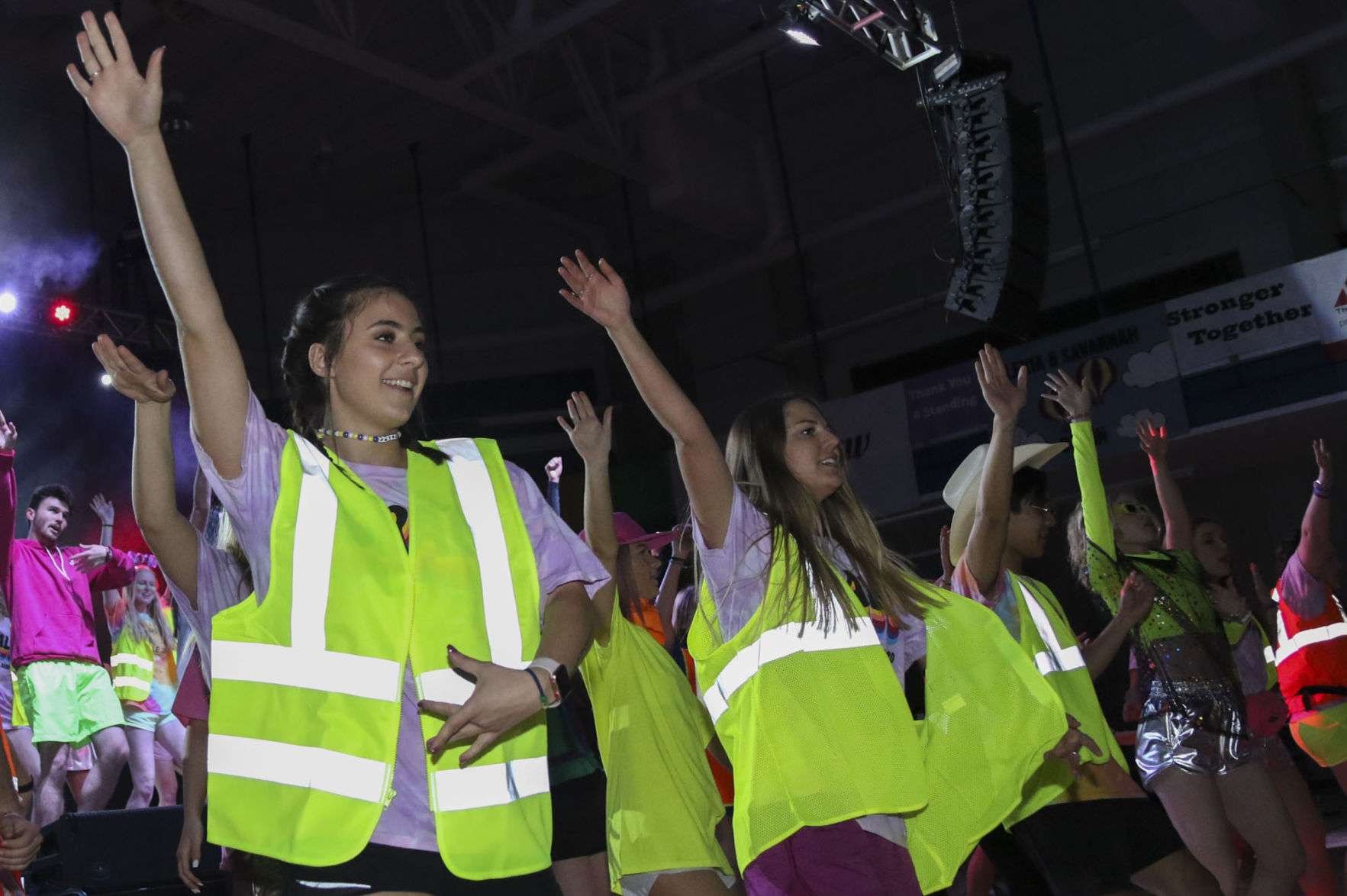 Students dance